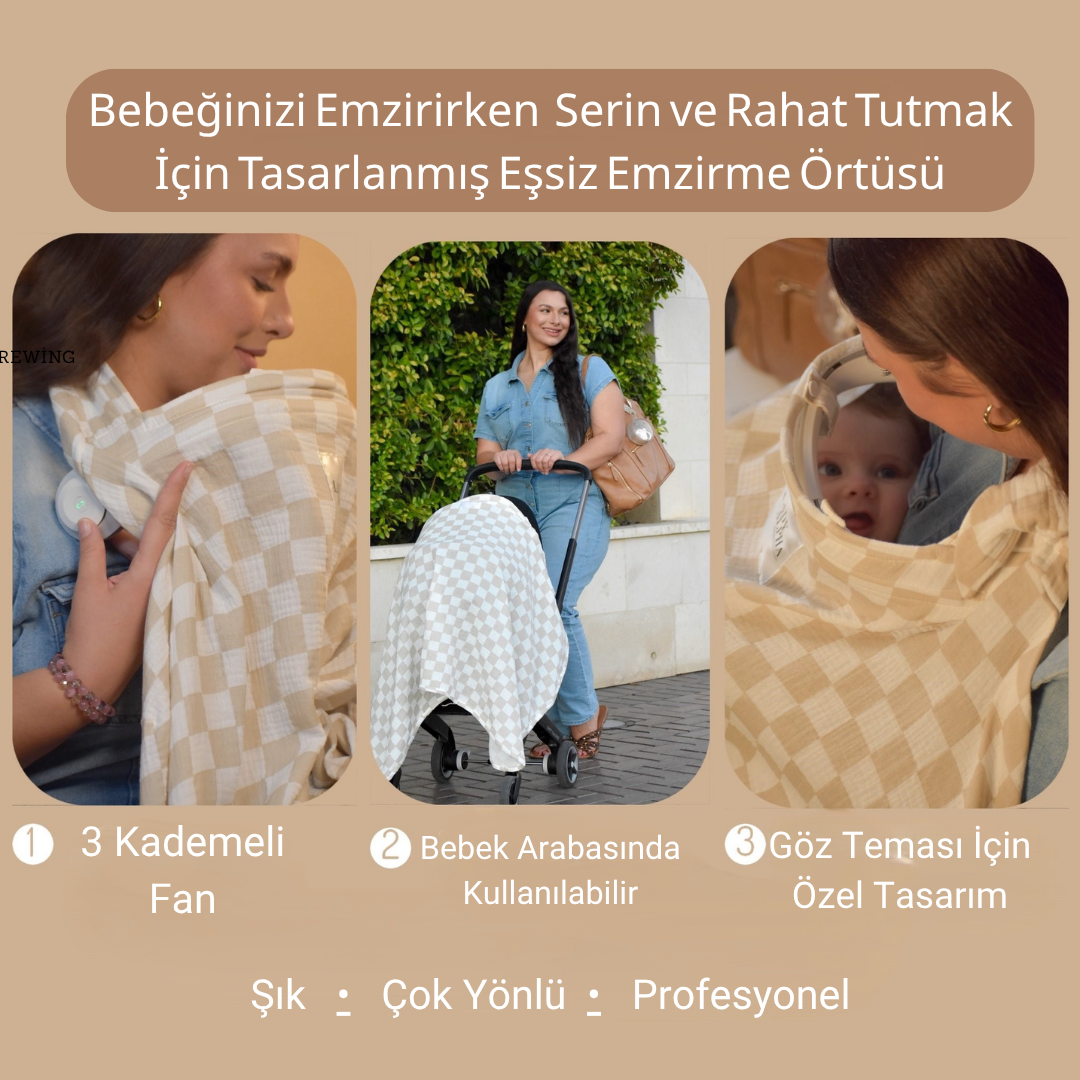 Fanlı Emzirme Önlüğü